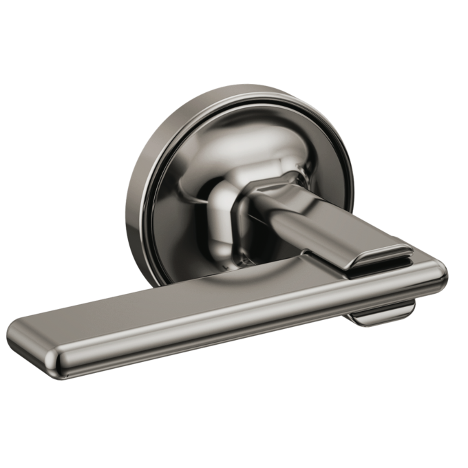 BRIZO Allaria Two-Handle Wall Mount Tub Filler Lever Handle Kit — Brilliance Black Onyx