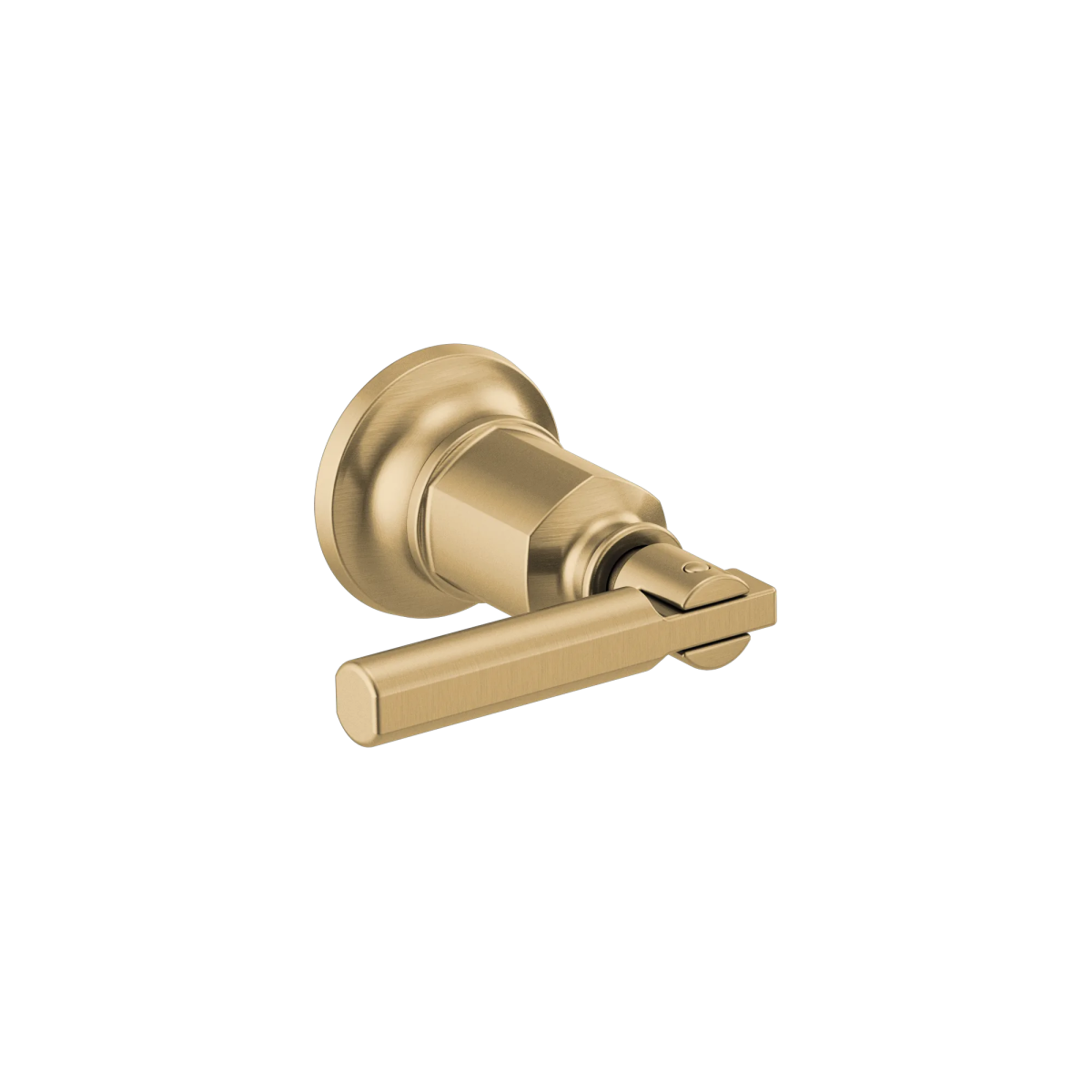 BRIZO Invari Two-Handle Wall Mount Tub Filler Lever Handle Kit — Luxe Gold