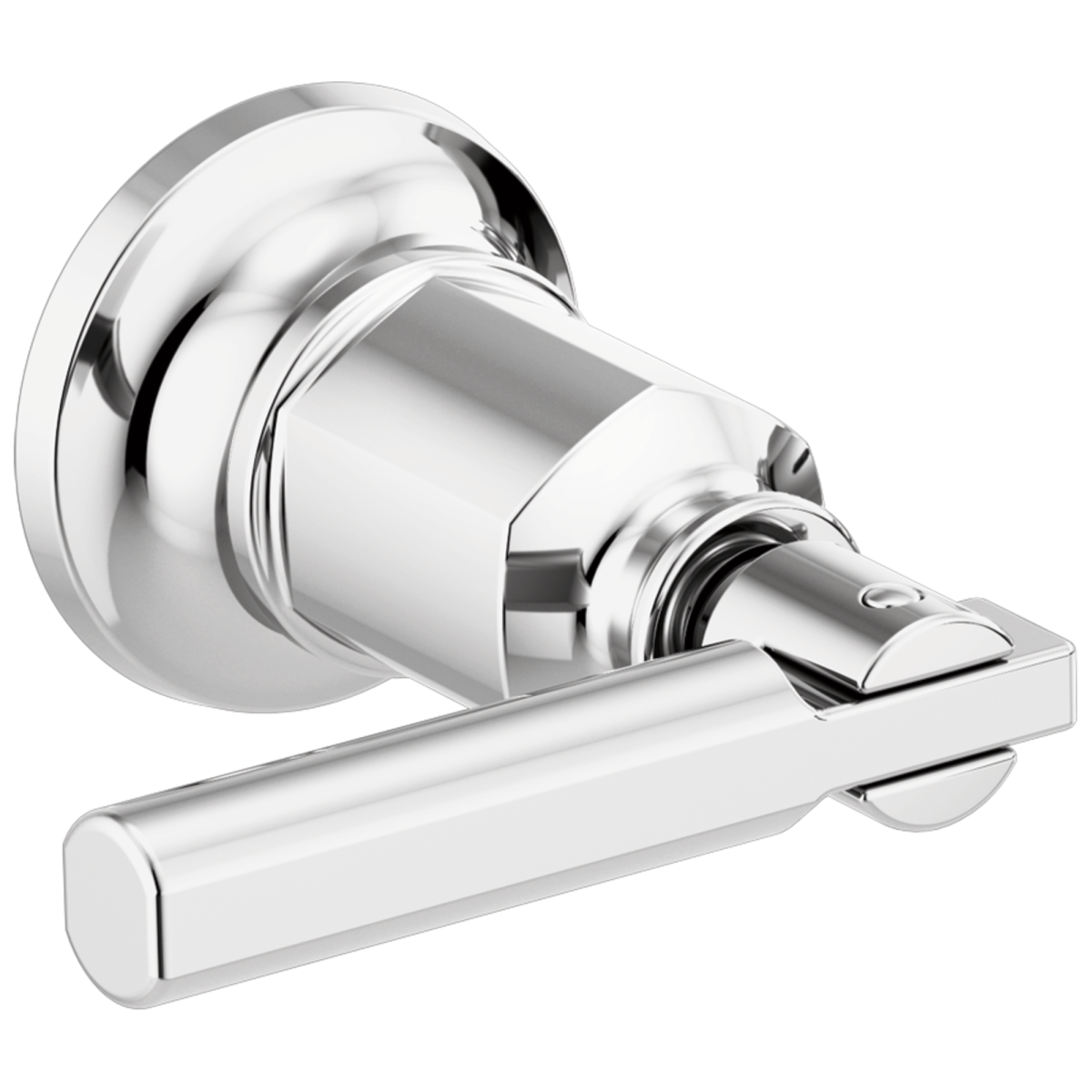 BRIZO Invari Two-Handle Wall Mount Tub Filler Lever Handle Kit — Chrome