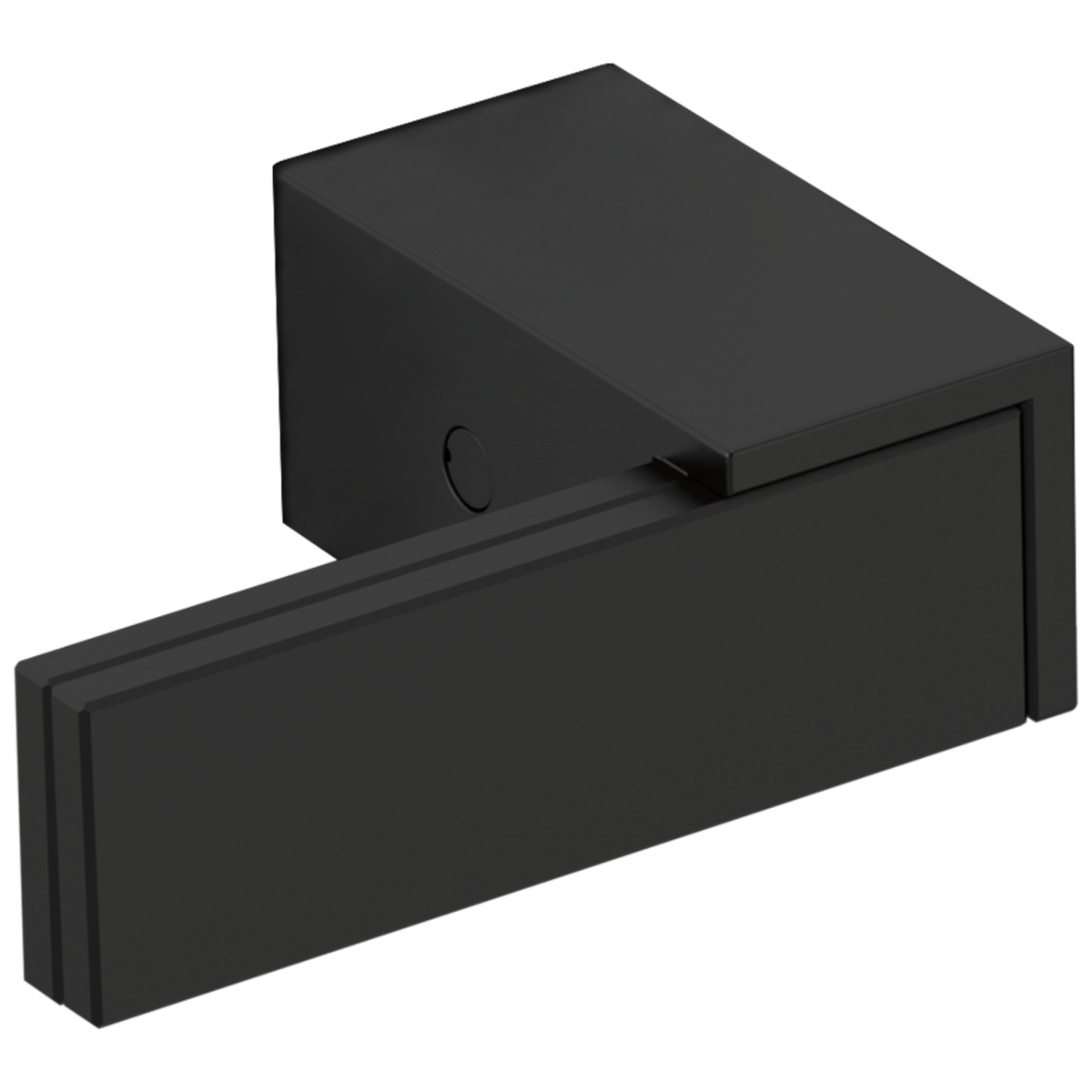 BRIZO Siderna Two-Handle Wall Mount Tub Filler Lever Handle Kit — Matte Black