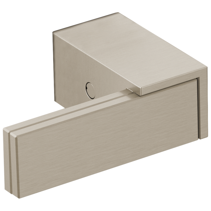 BRIZO Siderna Two-Handle Wall Mount Tub Filler Lever Handle Kit — Brushed Nickel