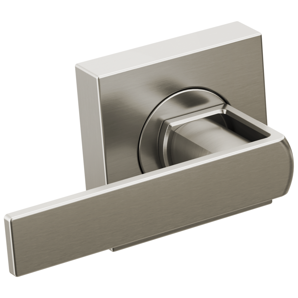 BRIZO Frank Lloyd Wright Two-Handle Wall Mount Tub Filler Gap Lever Handle Kit — Luxe Nickel