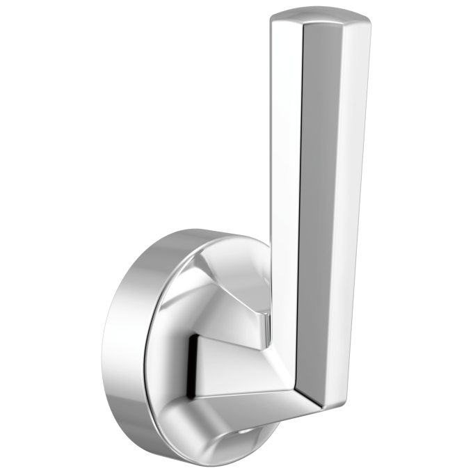 BRIZO Beauclere Single-Handle Floor Mount Tub Filler Lever Handle Kit — Chrome