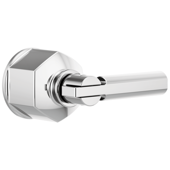 BRIZO Invari Single-Handle Floor Mount Tub Filler Lever Handle Kit — Chrome