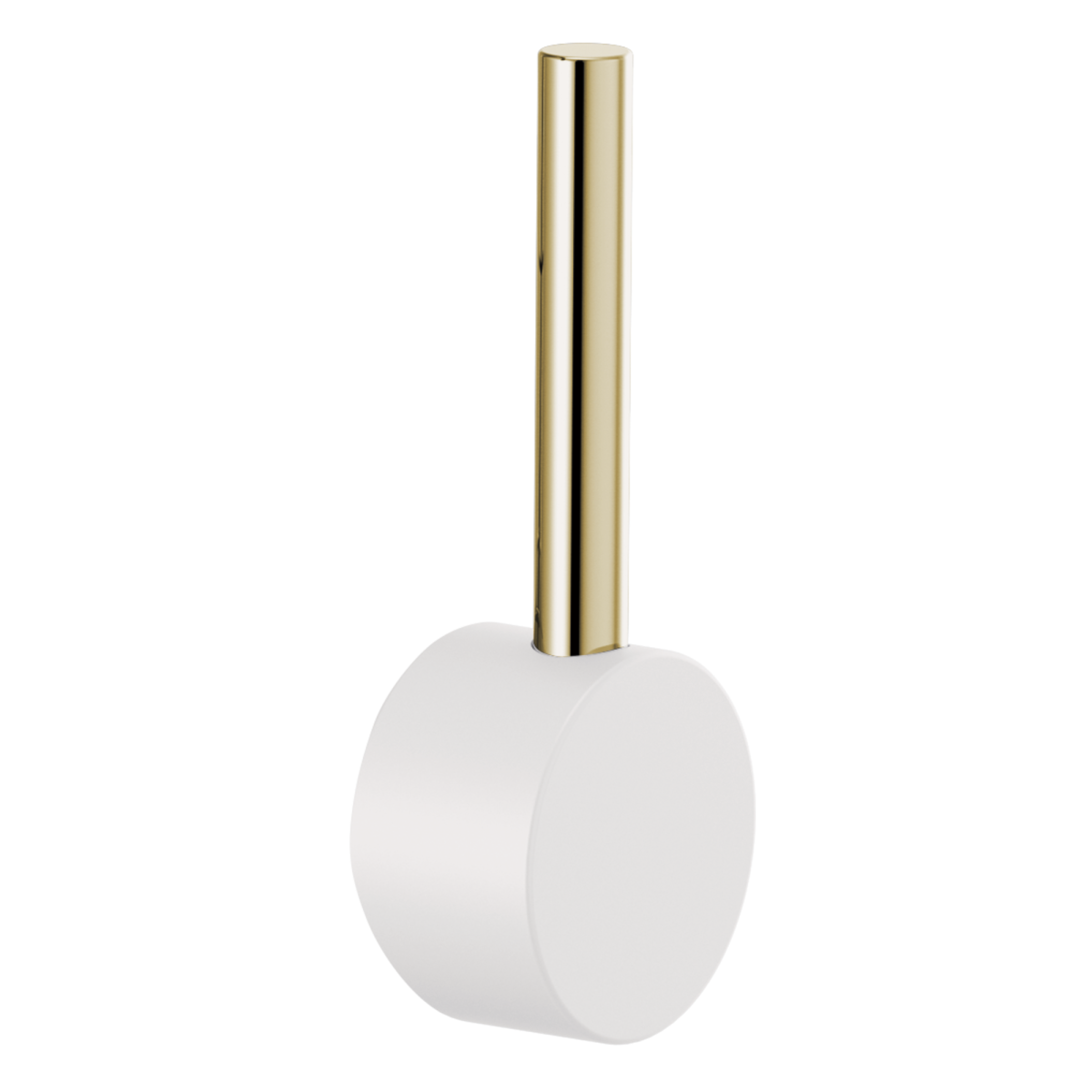 BRIZO Jason Wu for BRIZO Pull-Down Faucet Metal Lever Handle Kit — Matte White/Polished Nickel