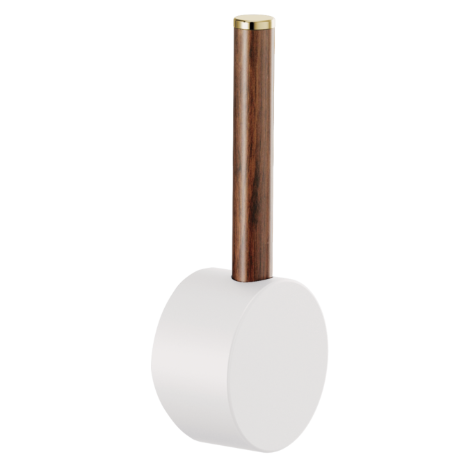 BRIZO Jason Wu for BRIZO Pull-Down Faucet Wood Lever Handle Kit — Matte White / Wood
