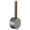 BRIZO Odin Pull-Down Faucet Wood Lever Handle Kit — Luxe Steel / Wood