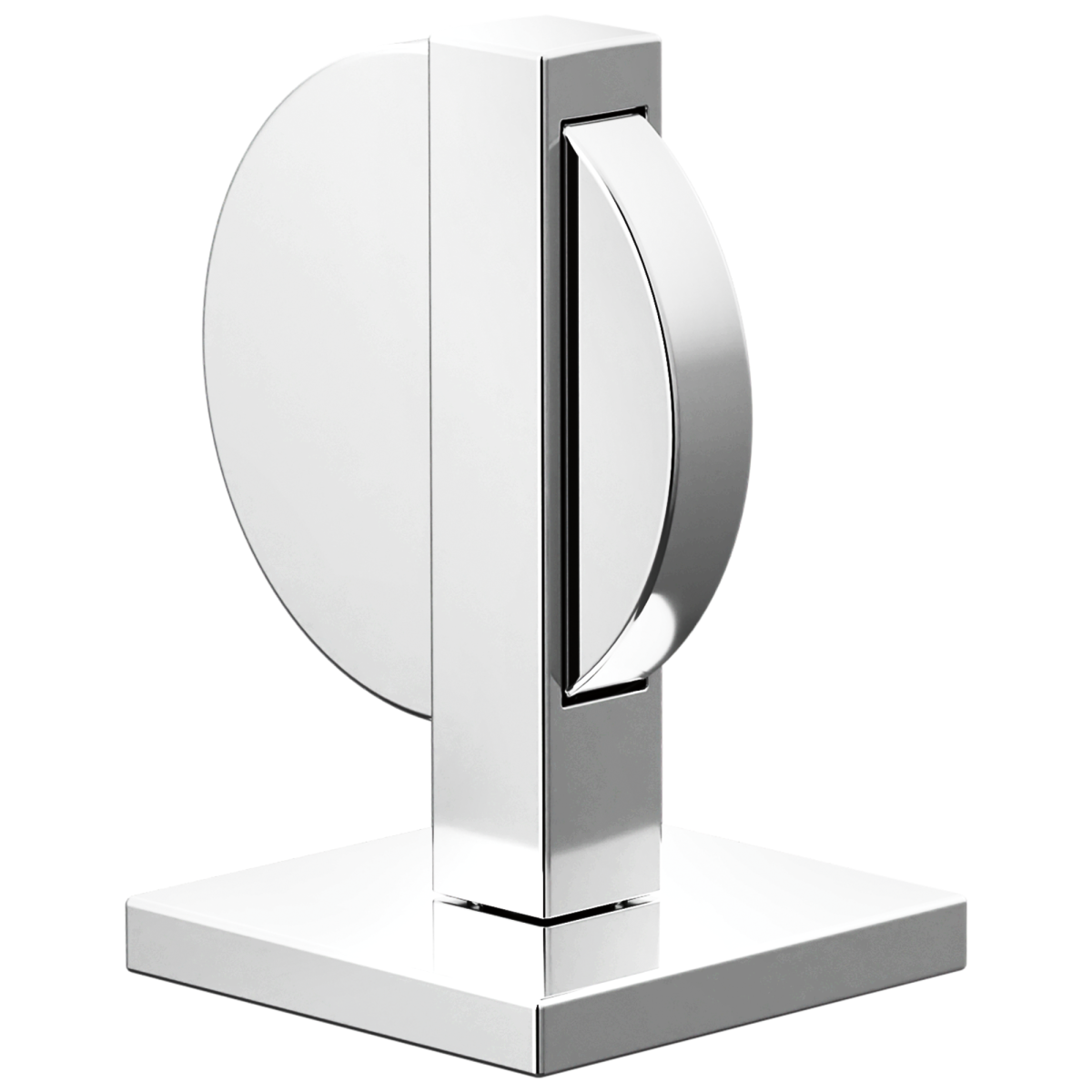 BRIZO Frank Lloyd Wright Widespread Lavatory Lunar Handle Kit — Chrome