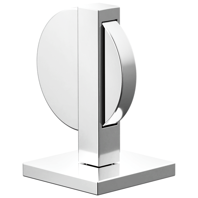 BRIZO Frank Lloyd Wright Widespread Lavatory Lunar Handle Kit — Chrome