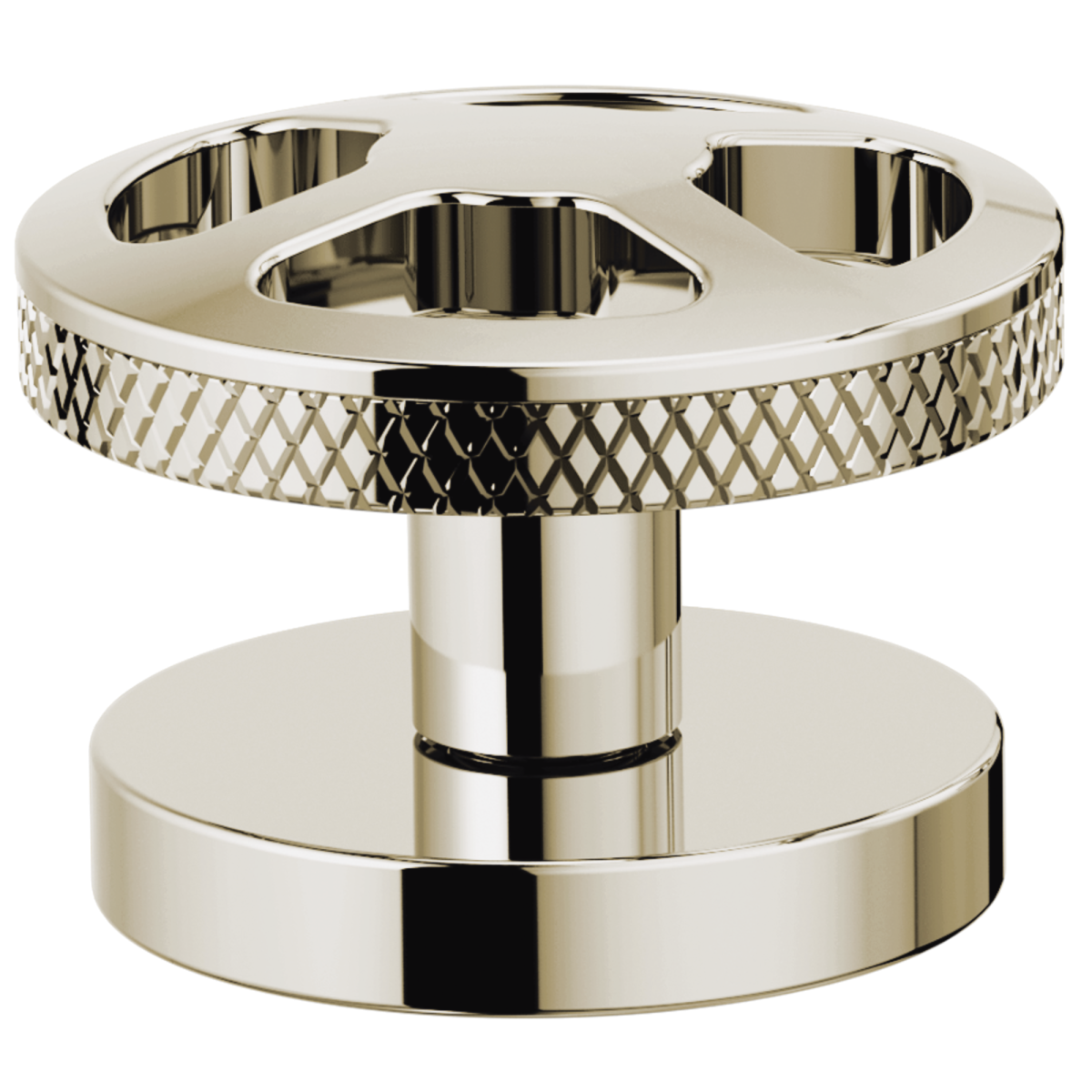 BRIZO Litze Widespread Lavatory Wheel Handle Kit — Polished Nickel