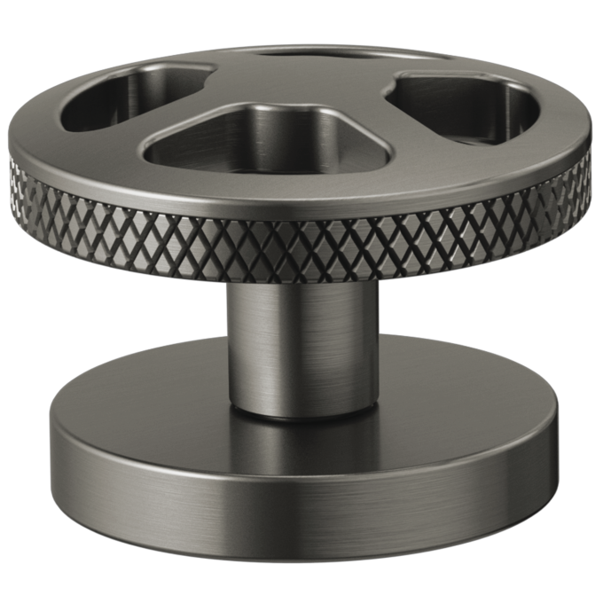 BRIZO Litze Widespread Lavatory Wheel Handle Kit — Luxe Steel