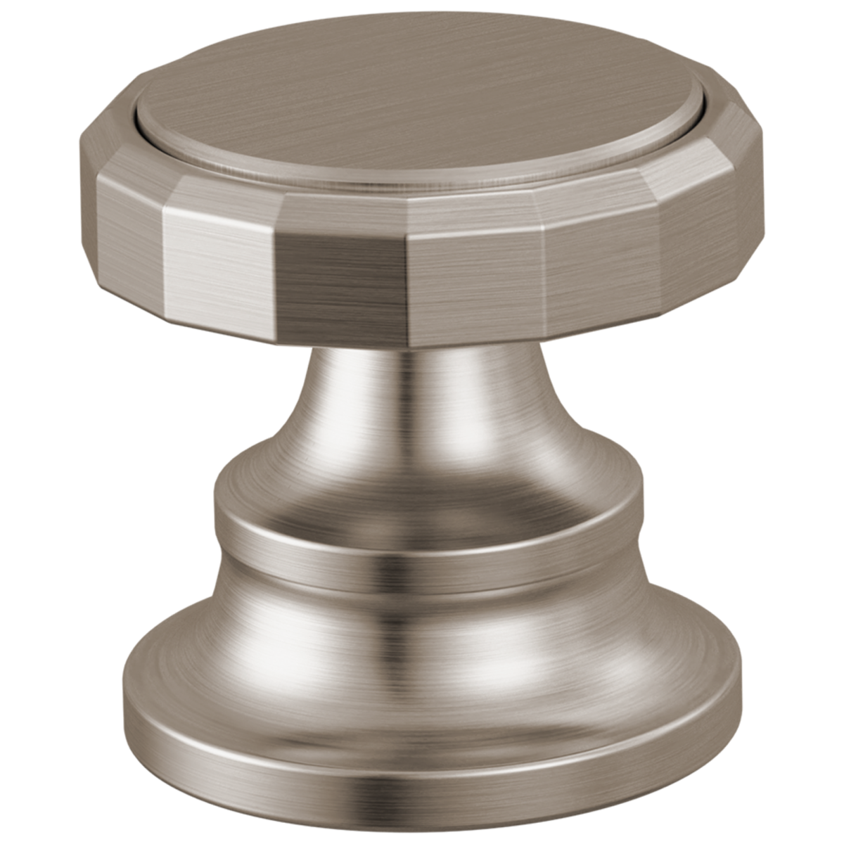 BRIZO Beauclere Widespread Lavatory Wheel Handle Kit — Luxe Nickel