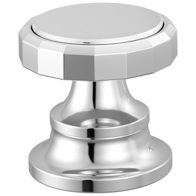 BRIZO Beauclere Widespread Lavatory Wheel Handle Kit — Chrome
