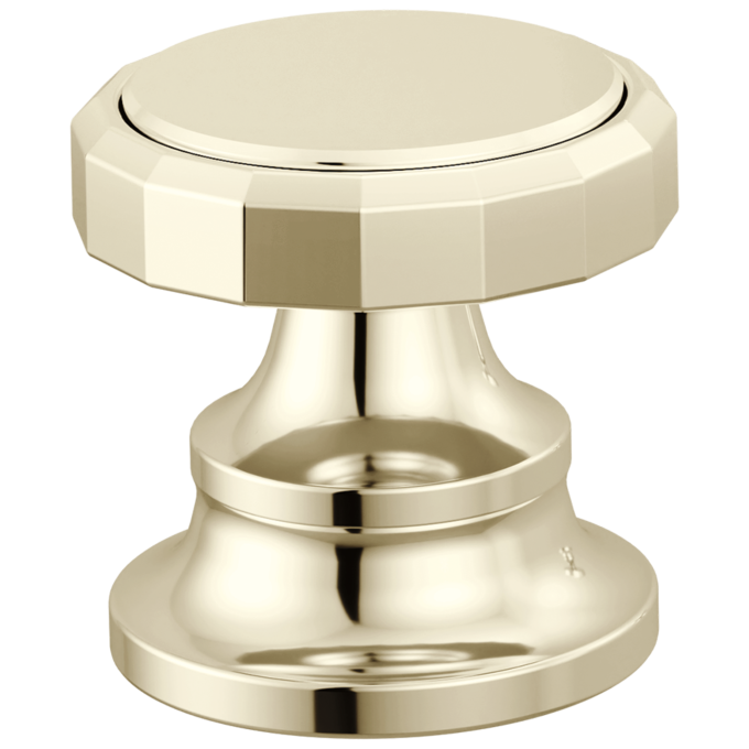 BRIZO Beauclere Widespread Lavatory Wheel Handle Kit — Polished Nickel
