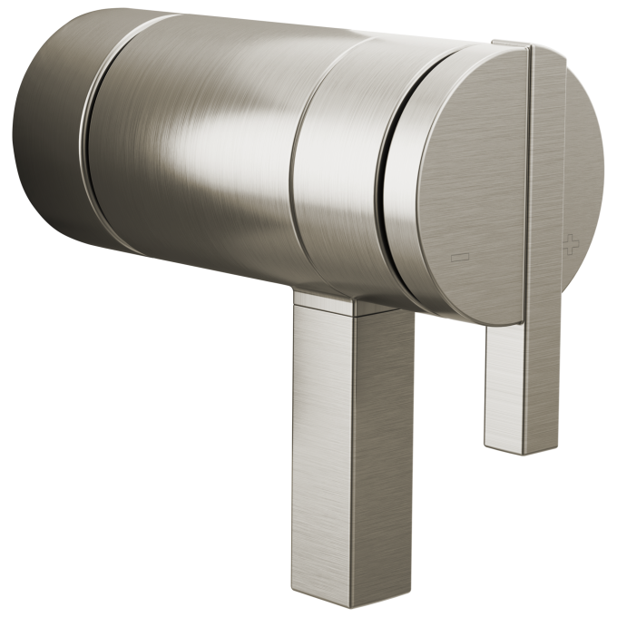 BRIZO Frank Lloyd Wright TempAssure Thermostatic Valve Lunar Handle Kit — Luxe Nickel