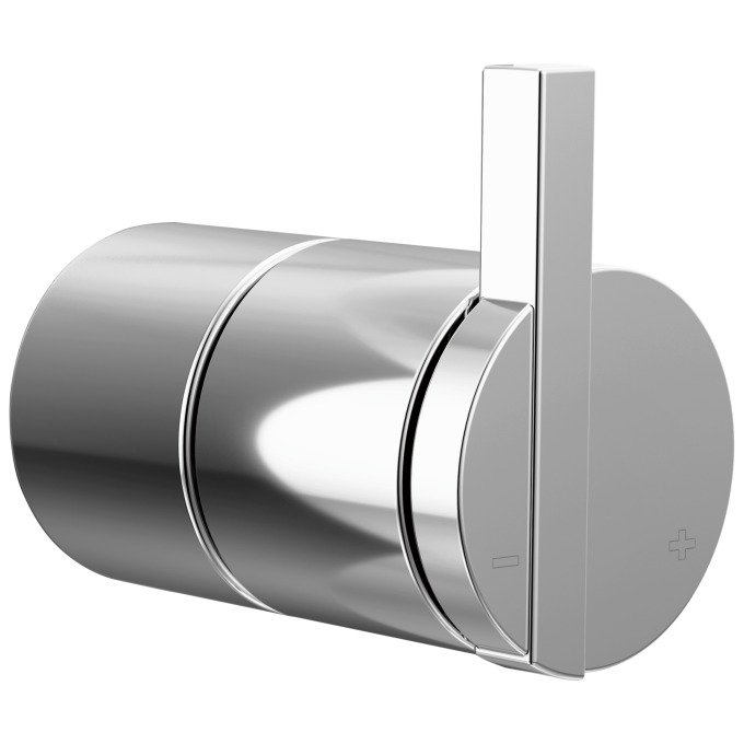 BRIZO Frank Lloyd Wright Pressure Balance Valve Lunar Handle Kit — Chrome