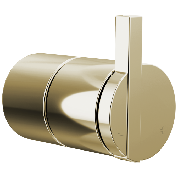 BRIZO Frank Lloyd Wright Pressure Balance Valve Lunar Handle Kit — Polished Nickel