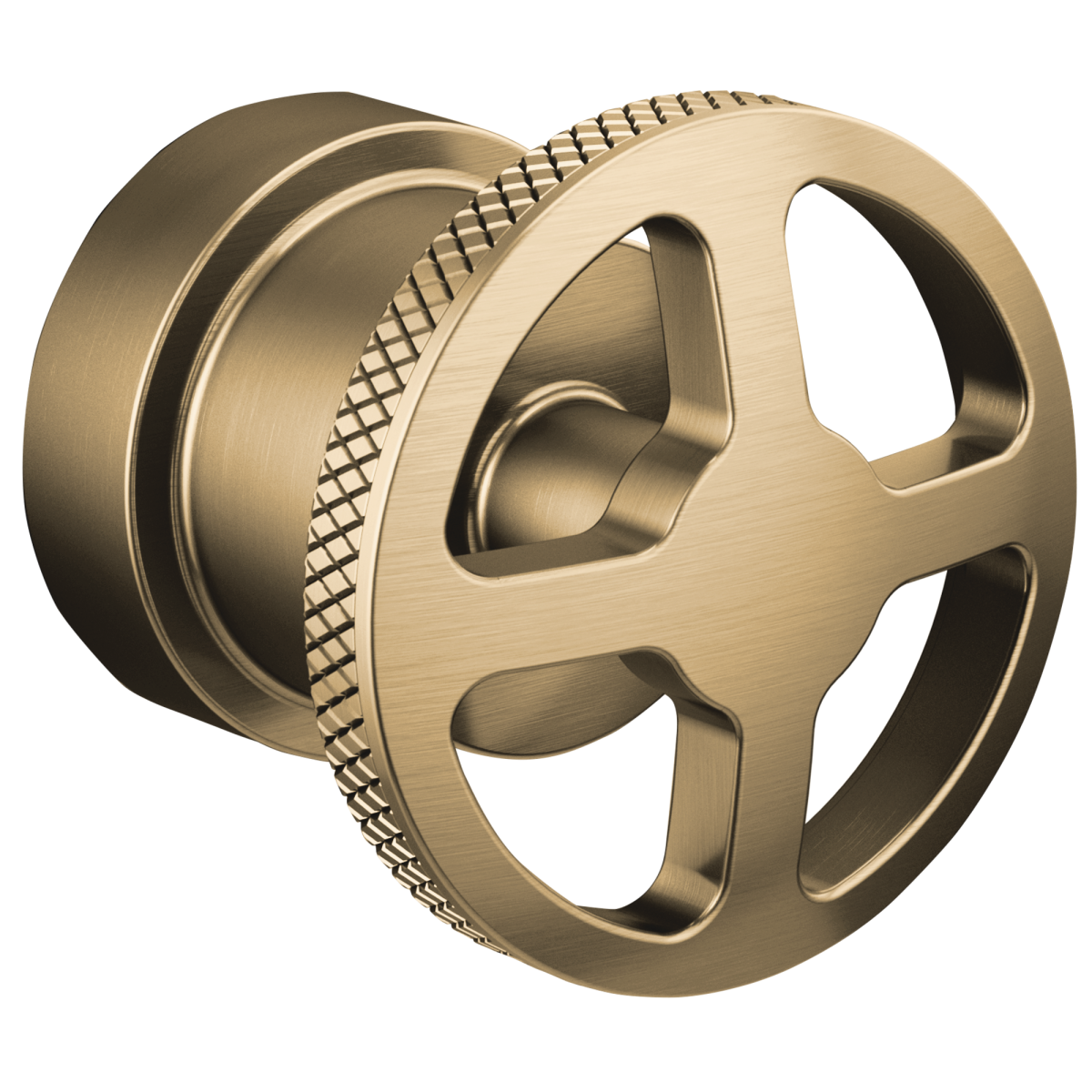 BRIZO Litze Pressure Balance Valve Only Trim Wheel Handle Kit — Luxe Gold