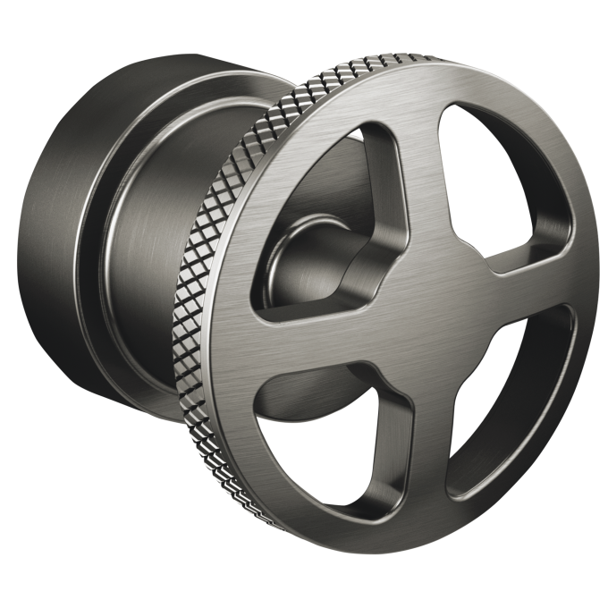 BRIZO Litze Pressure Balance Valve Only Trim Wheel Handle Kit — Luxe Steel