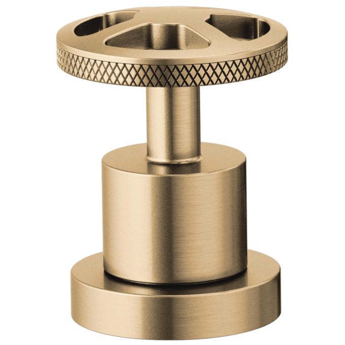 BRIZO Litze Roman Tub Faucet Wheel Handle Kit — Luxe Gold