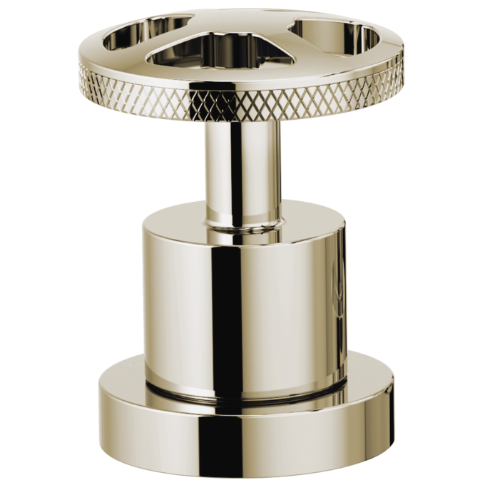 BRIZO Litze Roman Tub Faucet Wheel Handle Kit — Polished Nickel