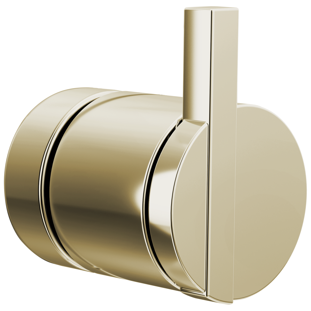 BRIZO Frank Lloyd Wright Sensori Thermostatic Valve Trim Gap Lever Handle Kit — Polished Nickel