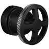 MATTE BLACK/LUXE STEEL