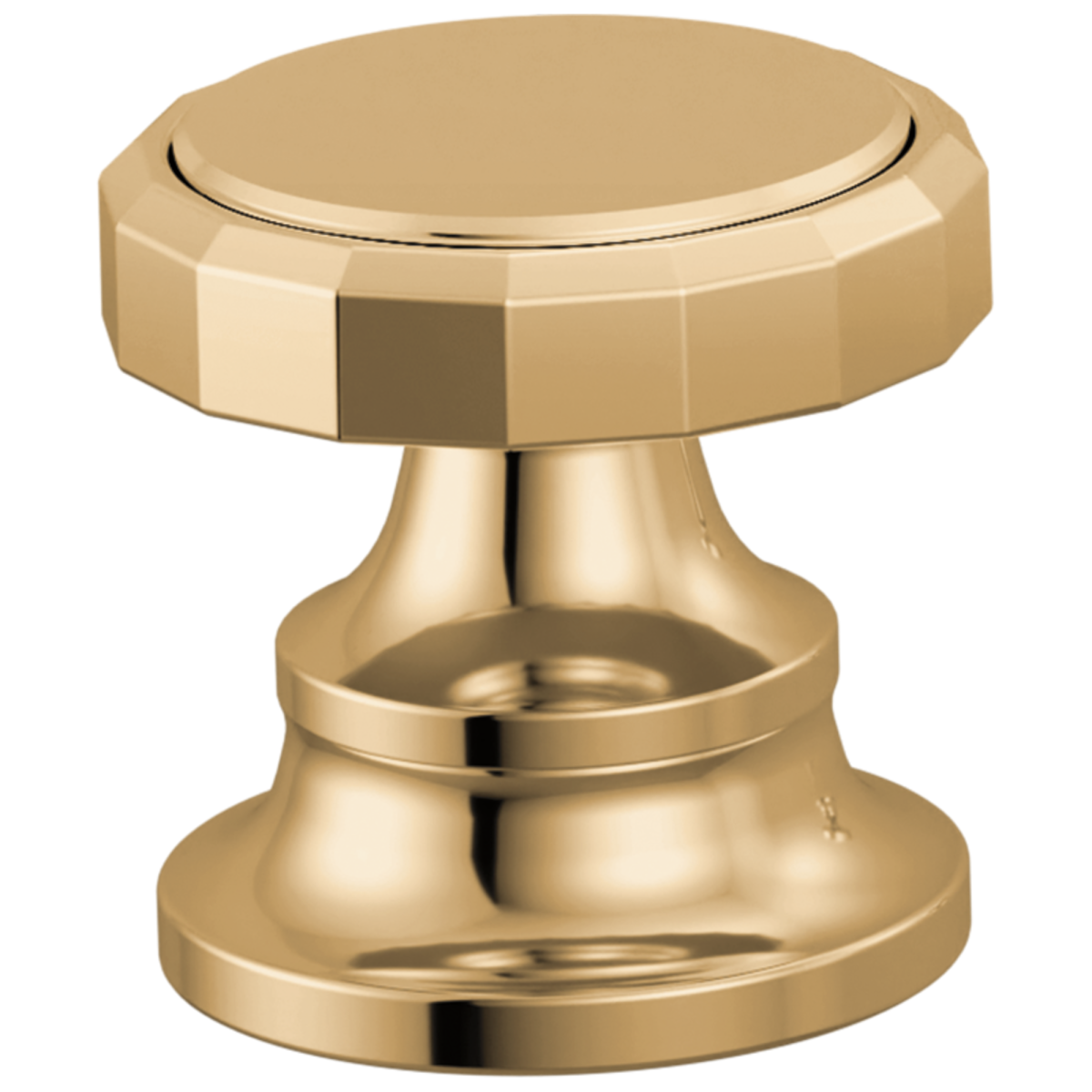 BRIZO Beauclere Roman Tub Faucet Wheel Handle Kit — Polished Gold