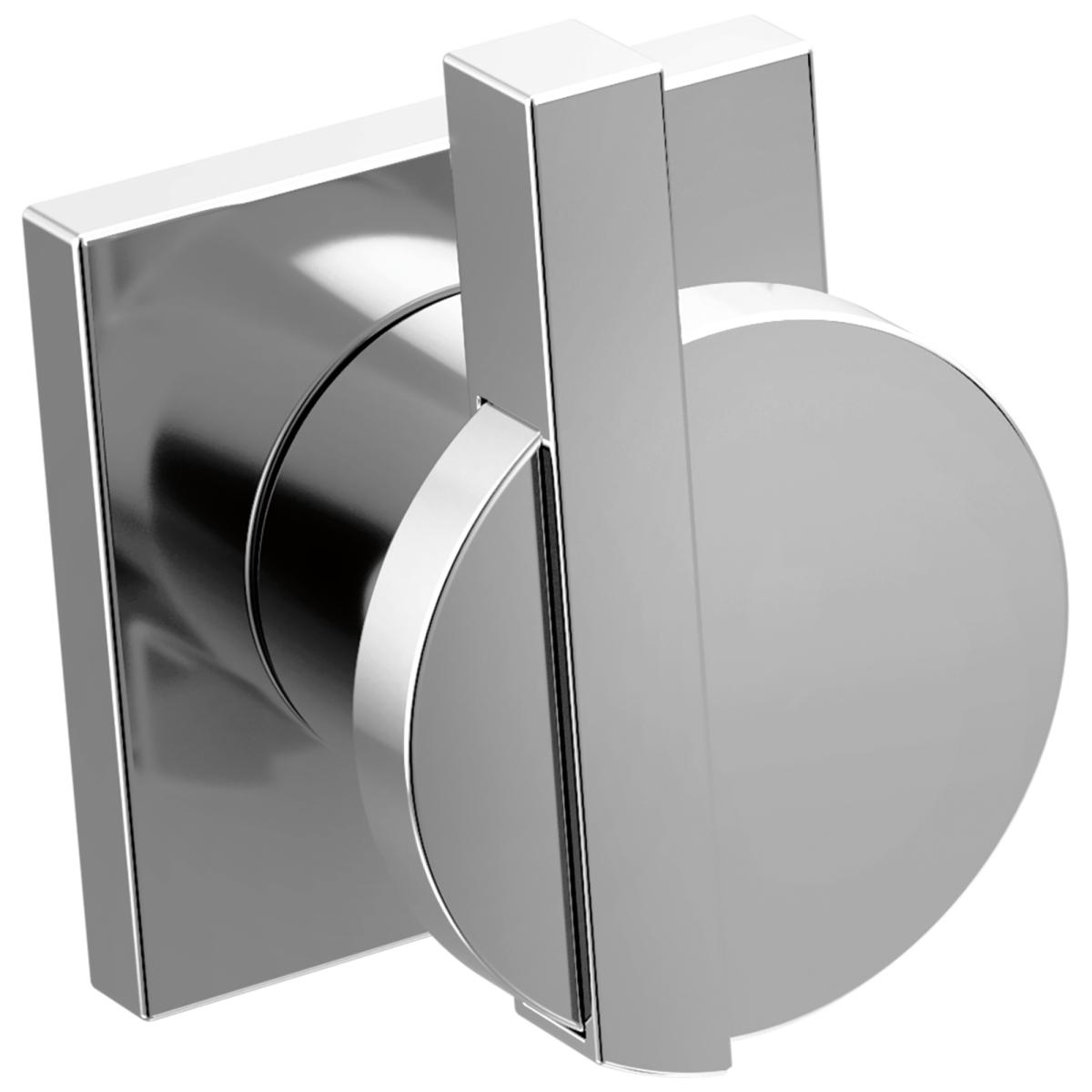 BRIZO Frank Lloyd Wright Two-Handle Wall Mount Tub Filler Lunar Handle Kit — Chrome
