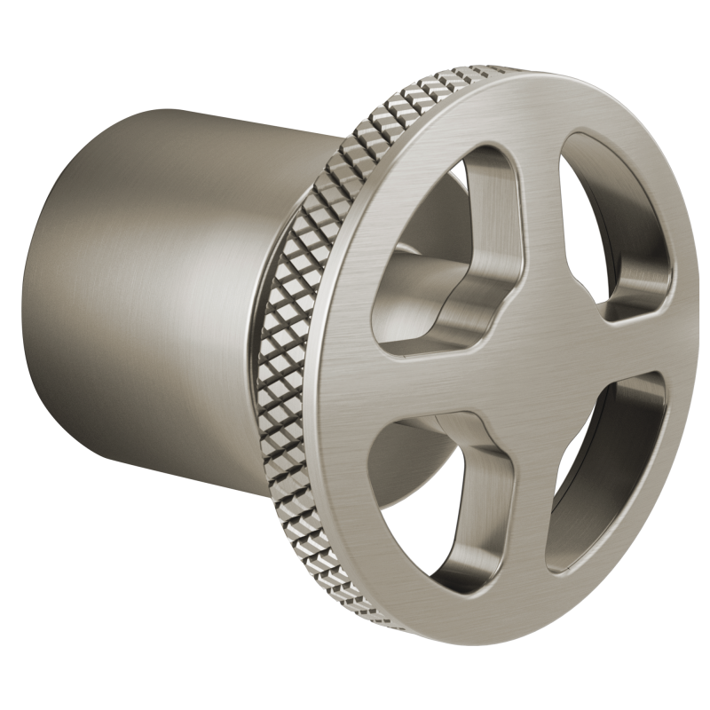 BRIZO Litze 3 And 6 Setting Diverter Trim Handle Kit - Wheel — Luxe Nickel