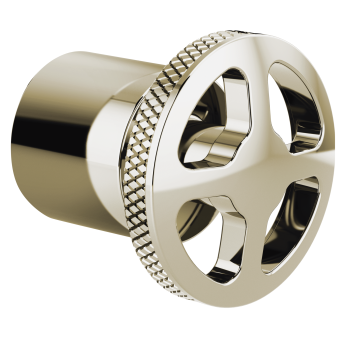 BRIZO Litze 3 And 6 Setting Diverter Trim Handle Kit - Wheel — Polished Nickel