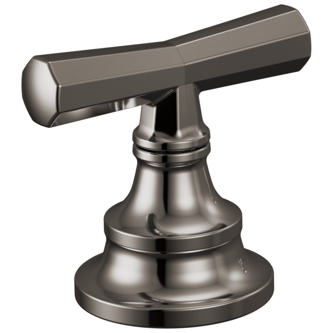 BRIZO Beauclere Widespread Lavatory Cross Handle Kit — Brilliance Black Onyx