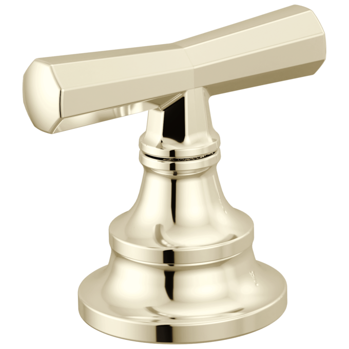 BRIZO Beauclere Widespread Lavatory Cross Handle Kit — Polished Nickel