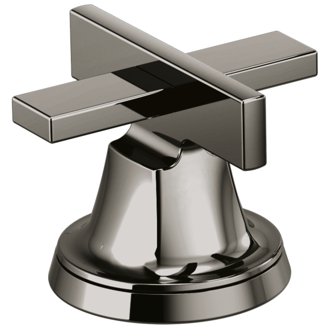 BRIZO Levoir Widespread Lavatory Low Cross Handle Kit — Brilliance Black Onyx