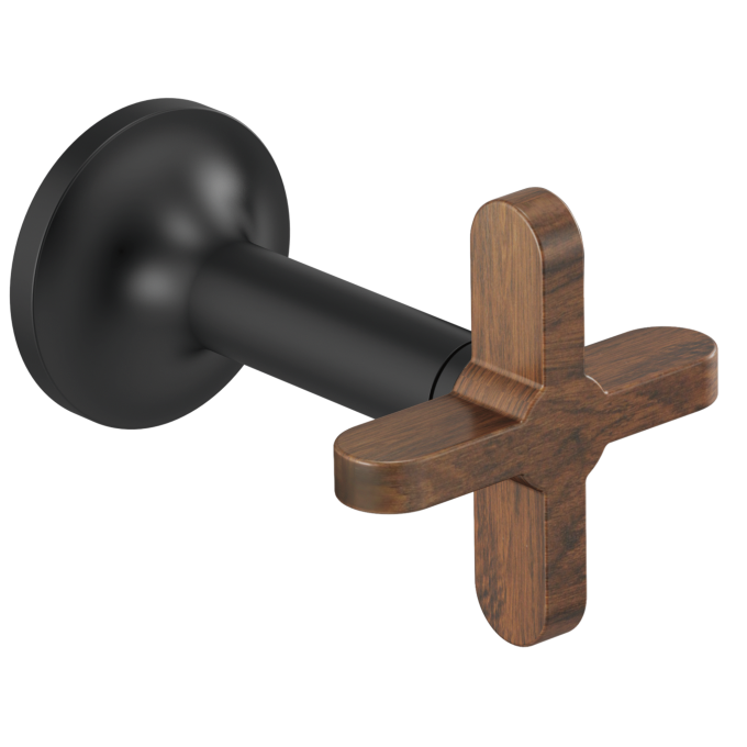 BRIZO Jason Wu for BRIZO Wall Mount Lavatory Cross Handles — Matte Black