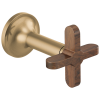 BRIZO Odin Wall Mount Lavatory Cross Handles — Luxe Gold