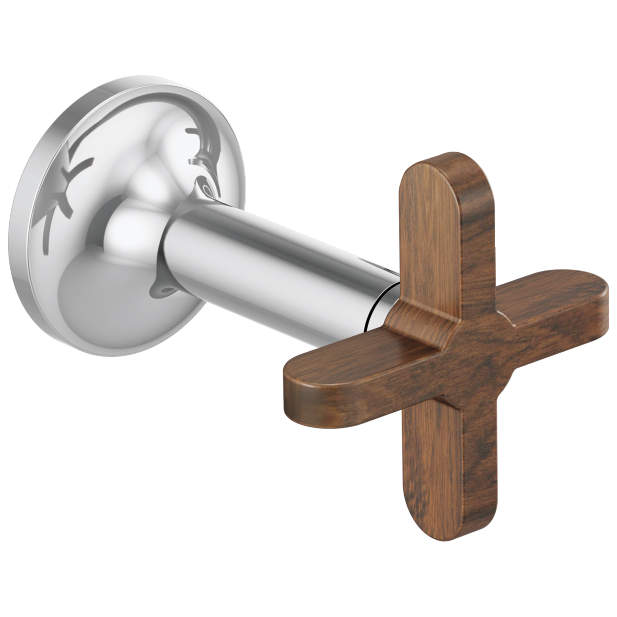 BRIZO Odin Wall Mount Lavatory Cross Handles — Chrome