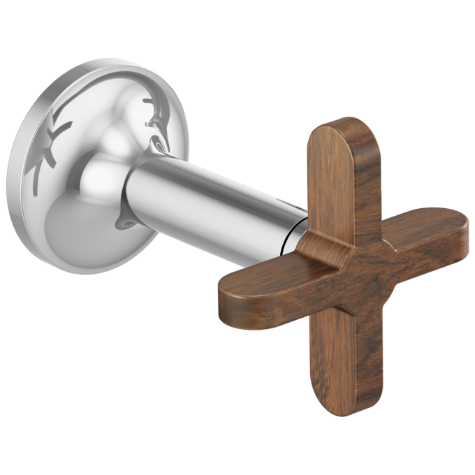 BRIZO Odin Wall Mount Lavatory Cross Handles — Chrome