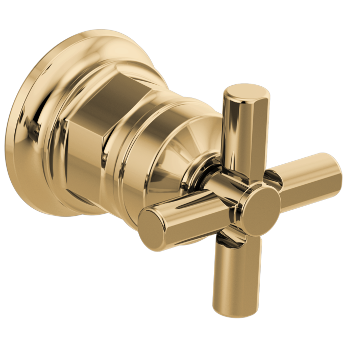 BRIZO Invari Wall Mount Lavatory Cross Handle Kit — Polished Gold