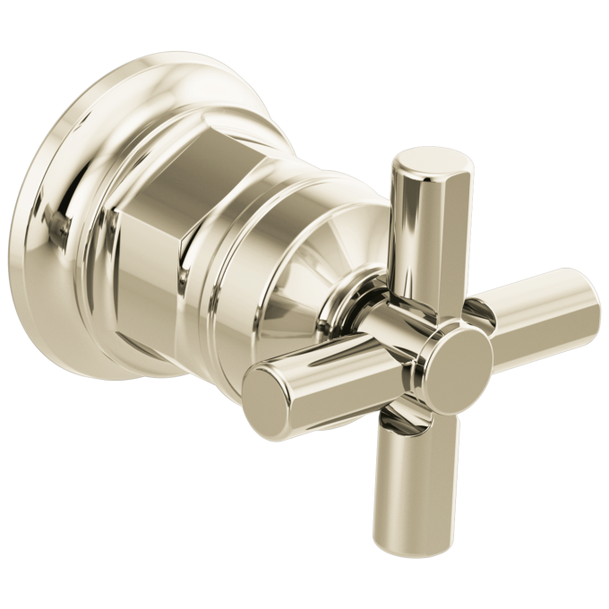 BRIZO Invari Wall Mount Lavatory Cross Handle Kit — Polished Nickel