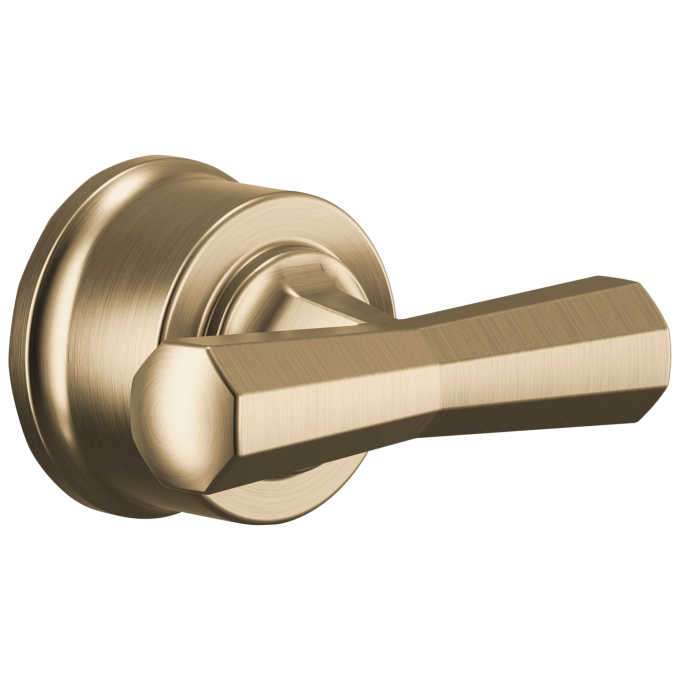 BRIZO Beauclere Pressure Balance Valve Trim Cross Handle Kit — Luxe Gold