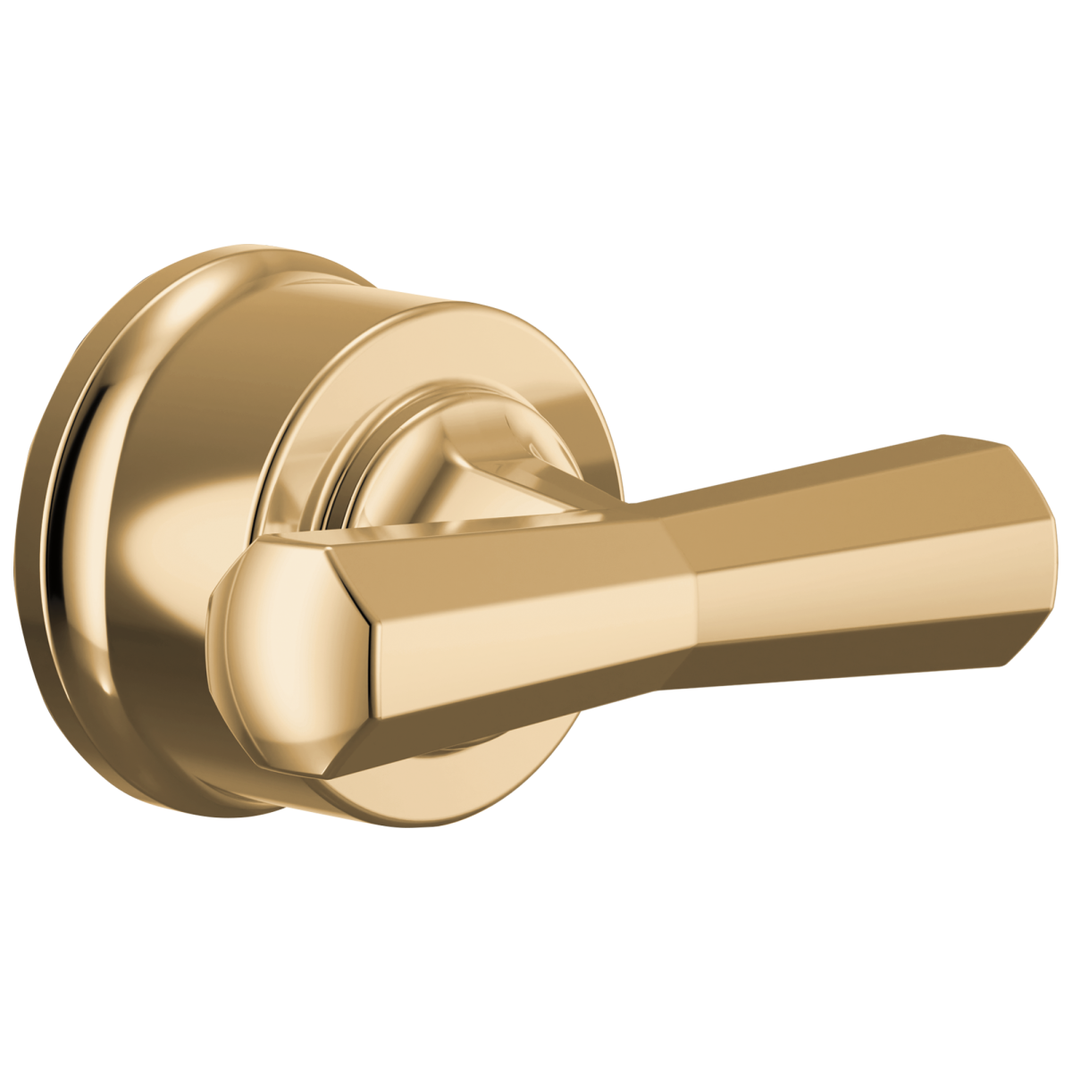 BRIZO Beauclere Pressure Balance Valve Trim Cross Handle Kit — Polished Gold