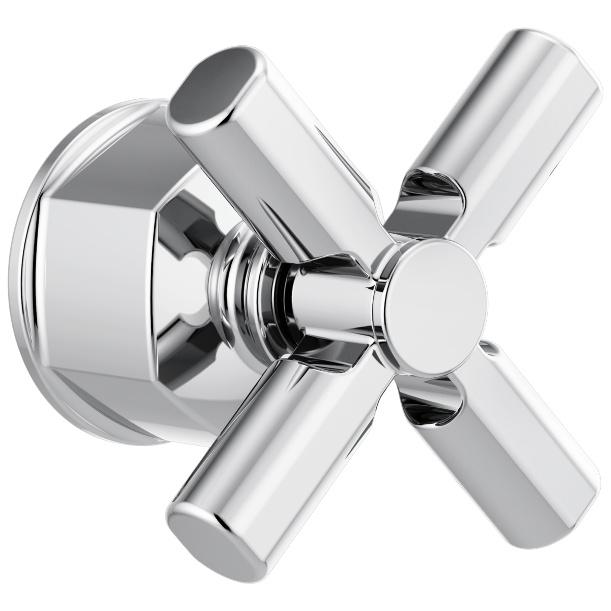 BRIZO Invari Pressure Balance Valve Trim Cross Handle Kit — Chrome