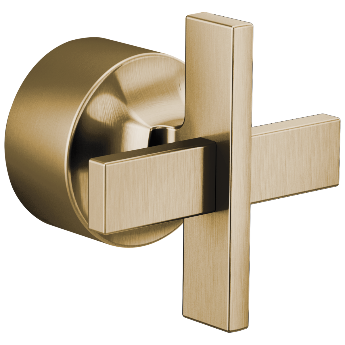 BRIZO Levoir Pressure Balance Valve Trim Cross Handle Kit — Luxe Gold