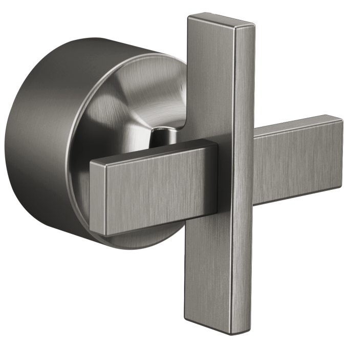 BRIZO Levoir Pressure Balance Valve Trim Cross Handle Kit — Luxe Steel