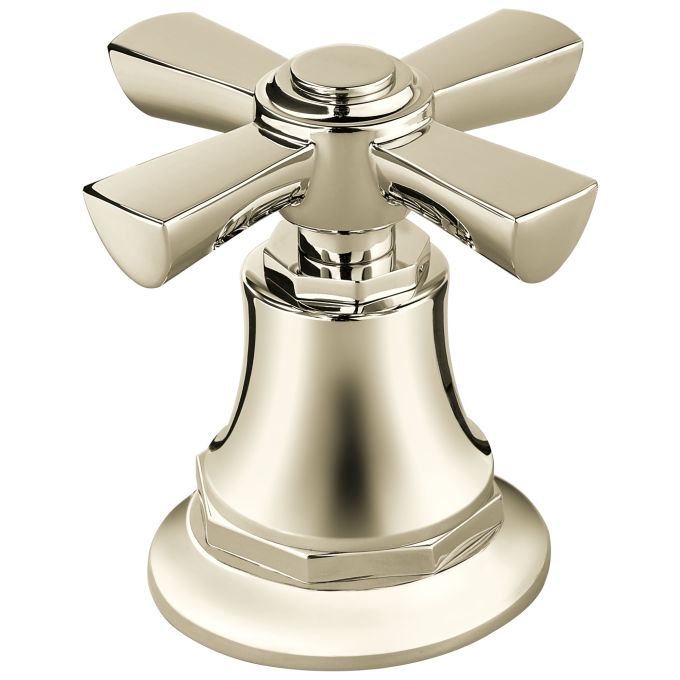 BRIZO Rook Roman Tub Faucet Cross Handle Kit — Polished Nickel