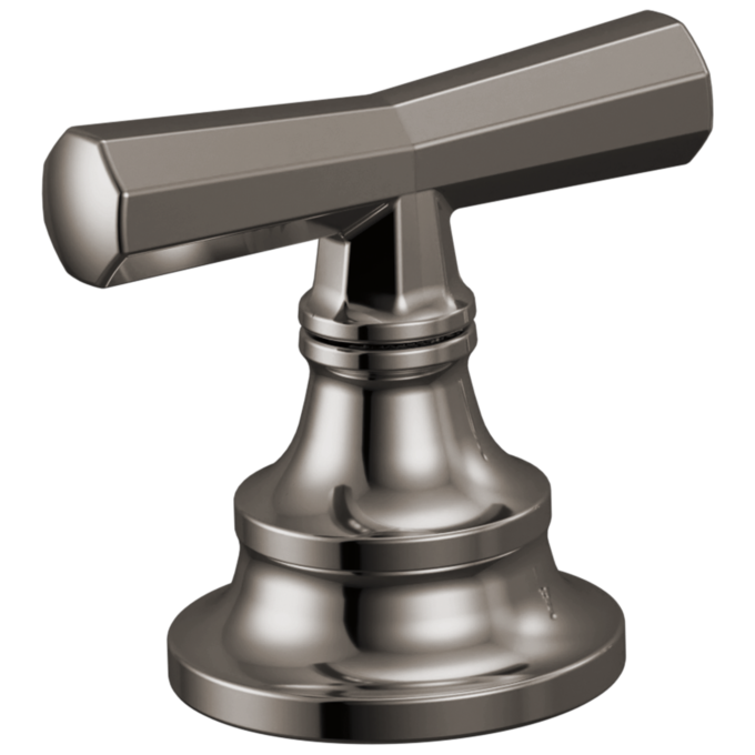 BRIZO Beauclere Roman Tub Faucet Cross Handle Kit — Brilliance Black Onyx