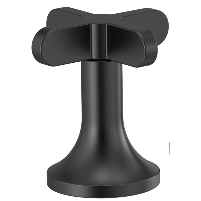 BRIZO Jason Wu for BRIZO Roman Tub Cross Handles — Matte Black