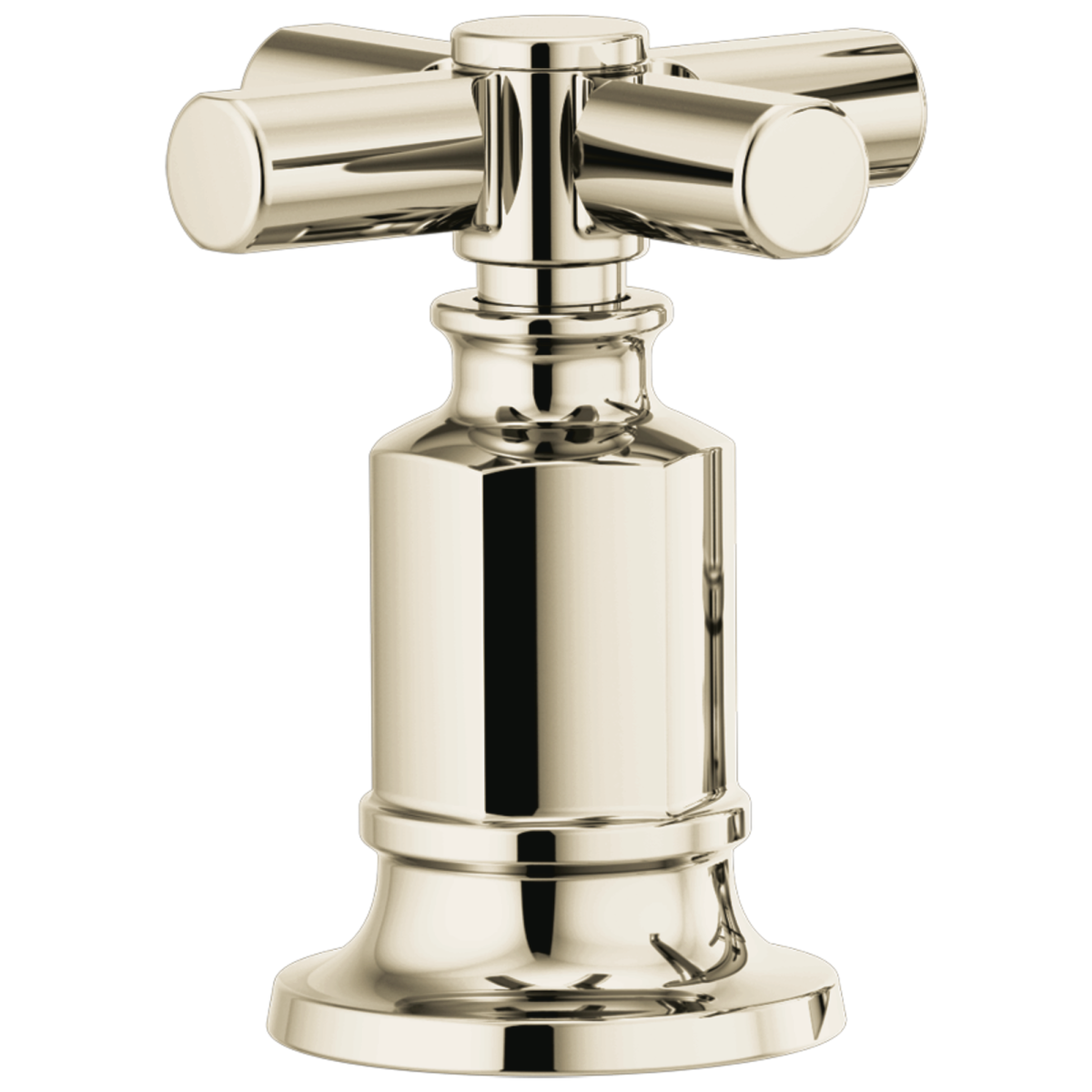 BRIZO Invari Roman Tub Faucet Cross Handle Kit — Polished Nickel
