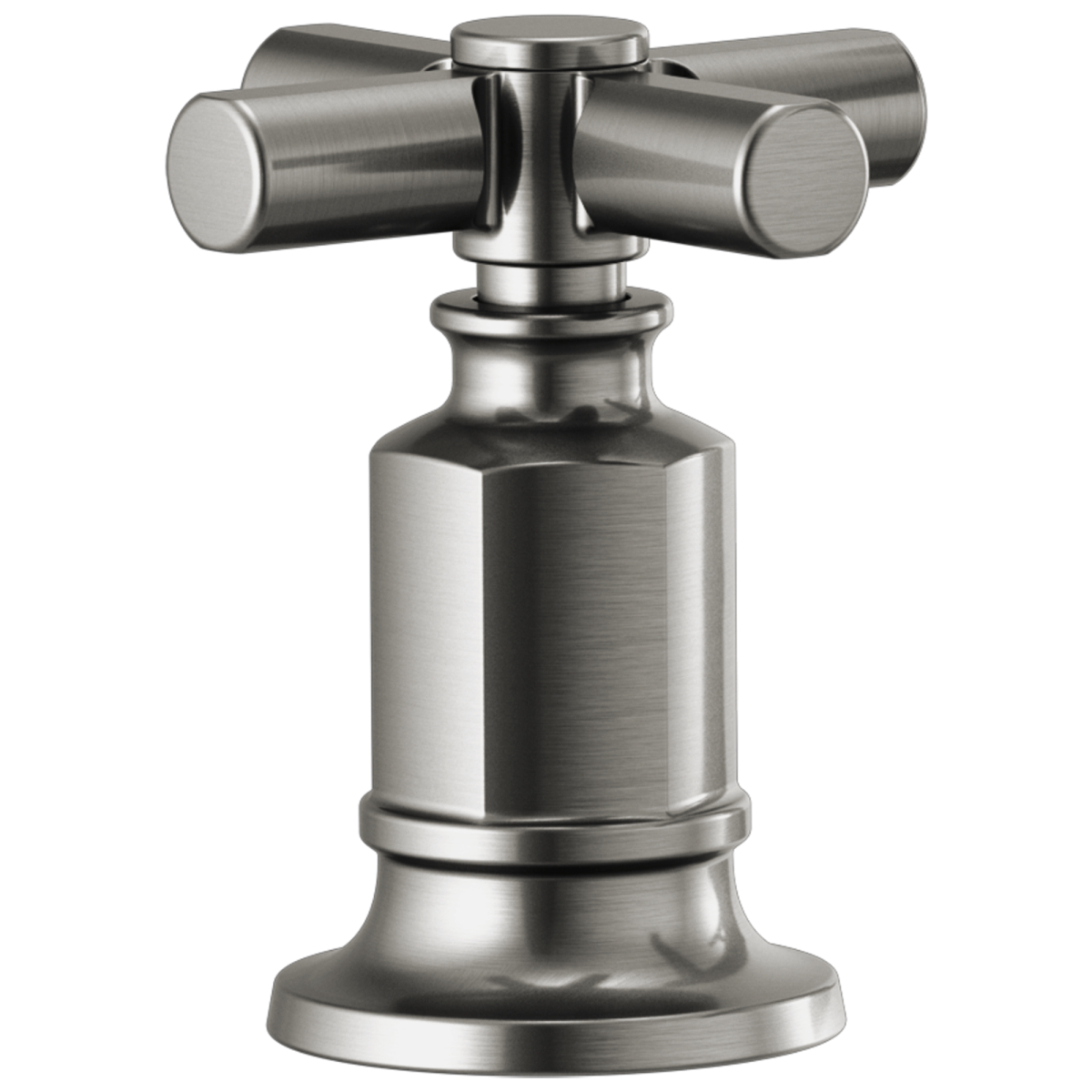 BRIZO Invari Roman Tub Faucet Cross Handle Kit — Luxe Steel